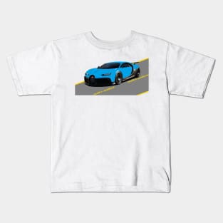 Pavement Eater - Chiron Pur Sport 200mph Club Inspired Kids T-Shirt